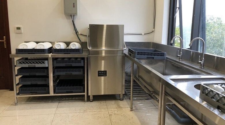 Lắp đặt máy rửa bát ở vị trí và không gian thuận tiện, phù hợp