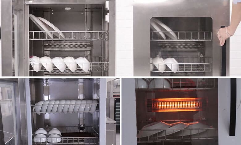 Hình ảnh thực tế của máy rửa bát công nghiệp